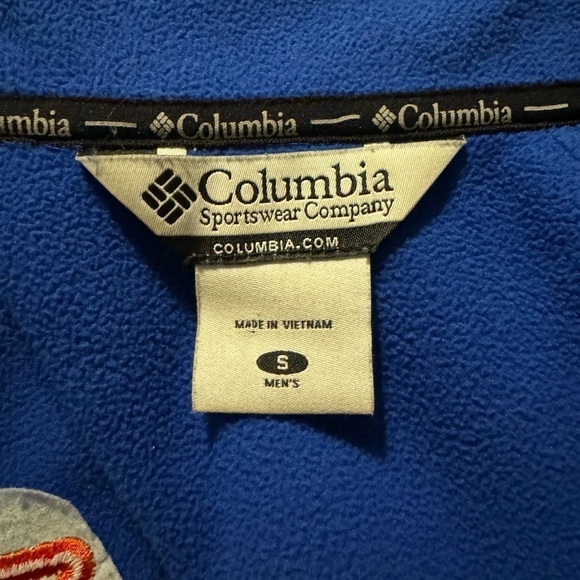 Columbia Florida Gators Blue Softshell Full Zip Jacket Mens Small - Picture 5 of 6
